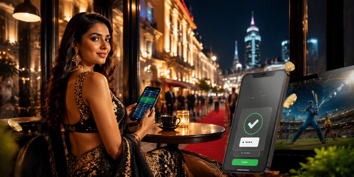 Night market scene in Bangalore with sports betting signals