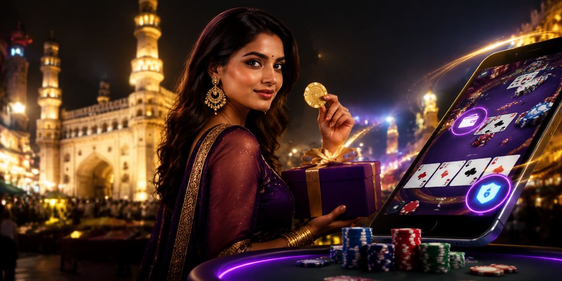 Pokers and Night Market Vibrancy in Hyderabad